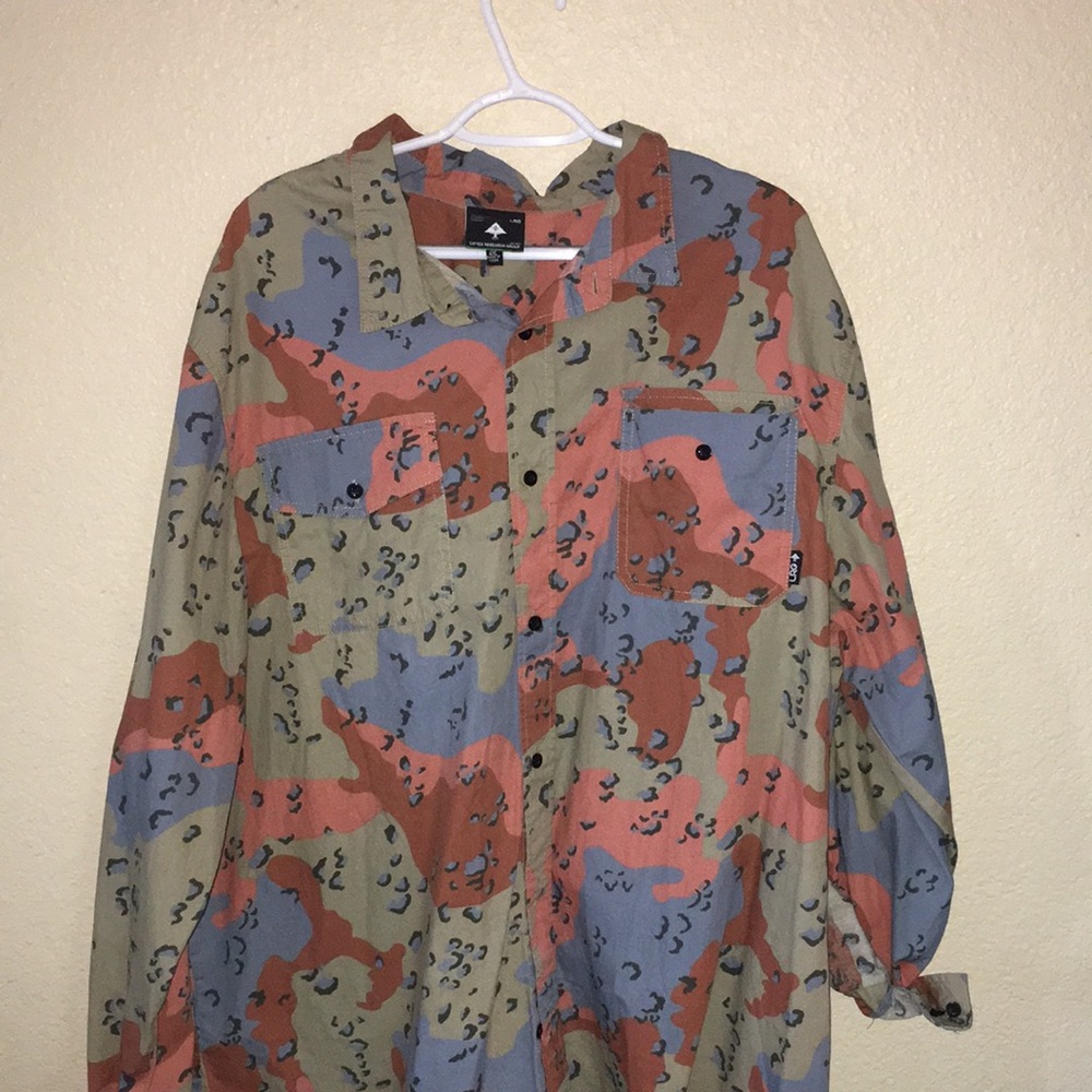 Lrg long sleeve button up